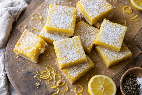 Bright Lemon Pepper Bars