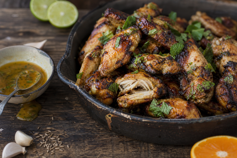 Mint-Lime Mojito Wings