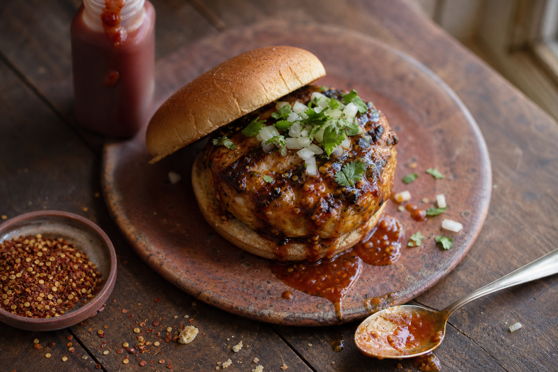 Peruvian Turkey Burgers