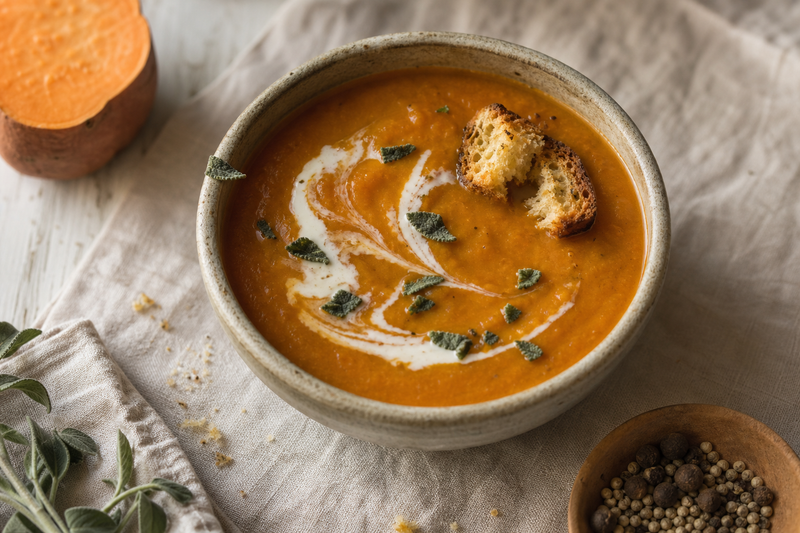 Sage Sweet Potato Bisque