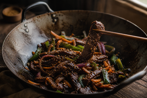 Tamarind Skirt Steak Stir-Fry