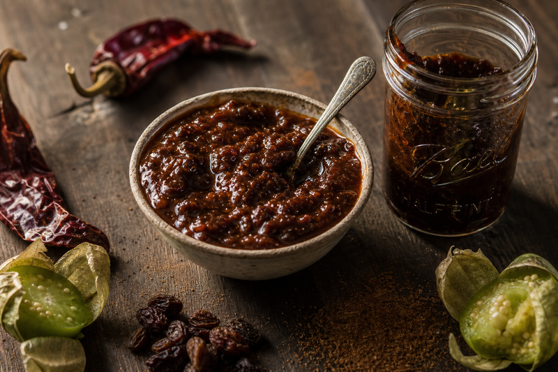 Tomatillo Mole Pantry Jam