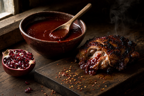 Piri-Piri Pomegranate BBQ Sauce