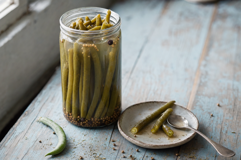 Quick Pickled Dilly Beans