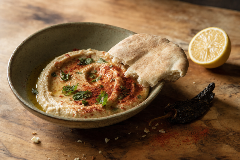 Smoked Serrano Hummus