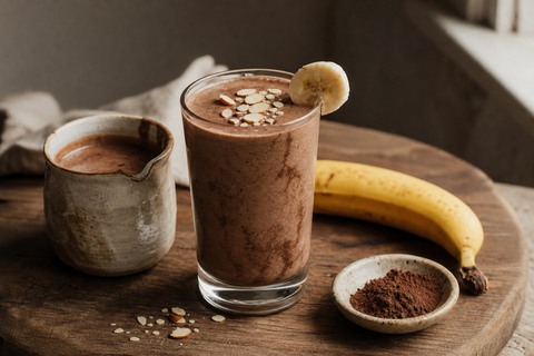 Banana Cocoa Almond Smoothie