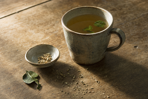 Herb-Infused Green Tea, Three Ways