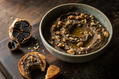 Black Garlic Walnut Dip