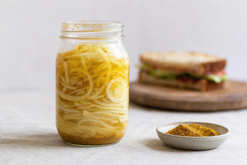 Curry-Brined Pickle-Jar Onions