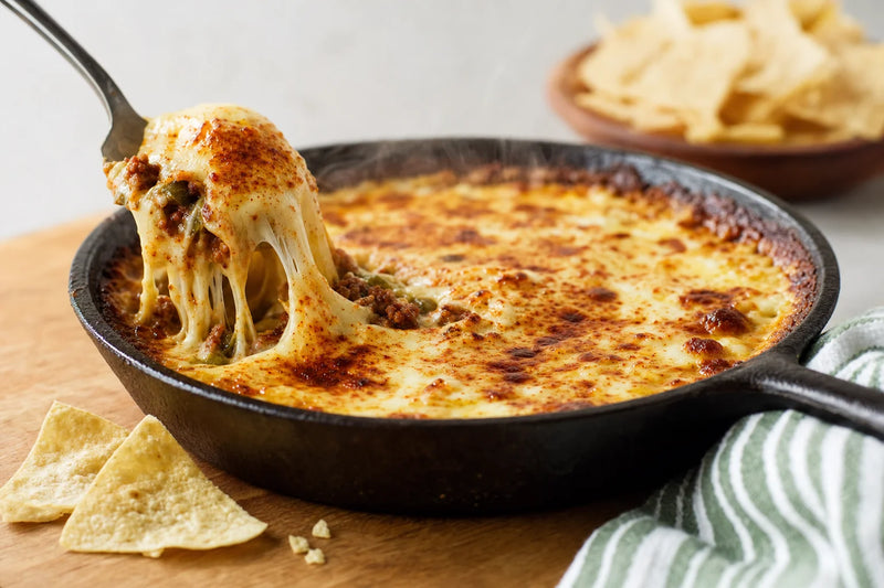 Queso Fundido with House Chorizo