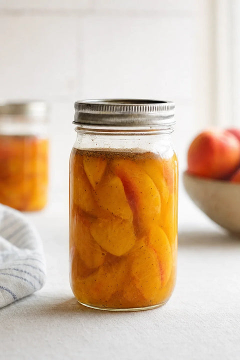 Honey Spiced Peach Jars