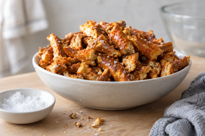 Buffalo Pretzel Crunch Bites