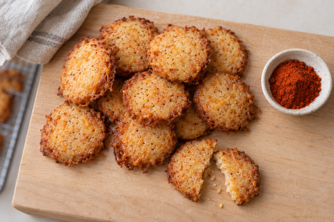 Paprika Cheese Shortbread Cookies