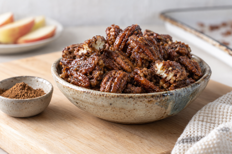 Chinese Five Spice Candied Pecans