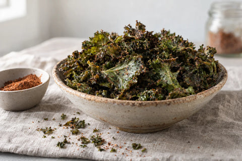 Crispy Seasoned Kale Chips