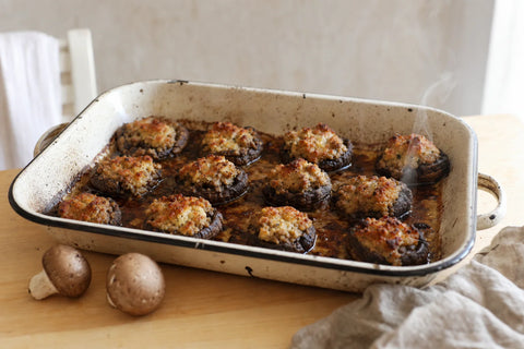 Sage Stuffed Mushrooms