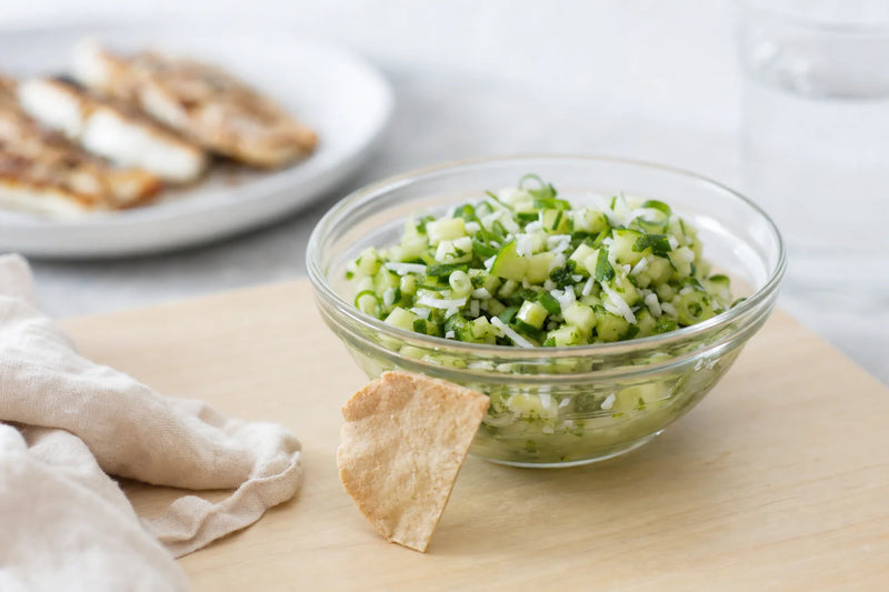 Coconut-Lime Cucumber Salsa