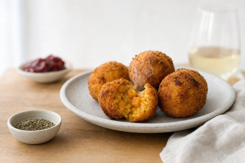 Butternut Squash Stuffed Arancini
