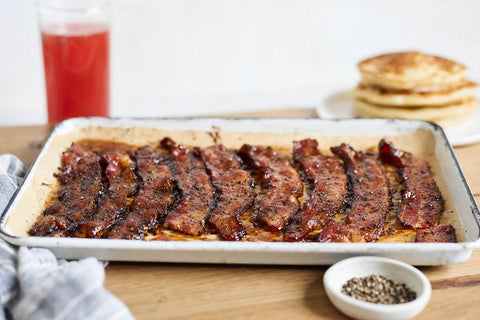 Whiskey Barrel Smoked Candied Bacon
