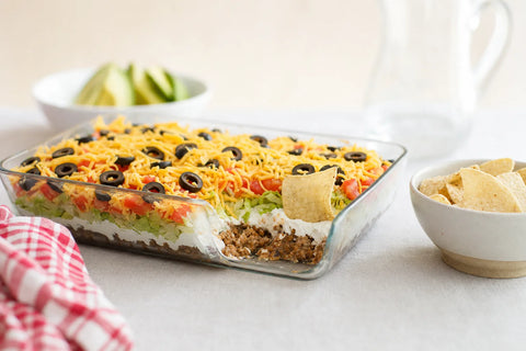 Leah's Famous Taco Salad Layered Dip