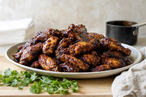 Crispy Sweet Jerk Chicken Wings