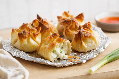 Black Garlic Cream Cheese Rangoon