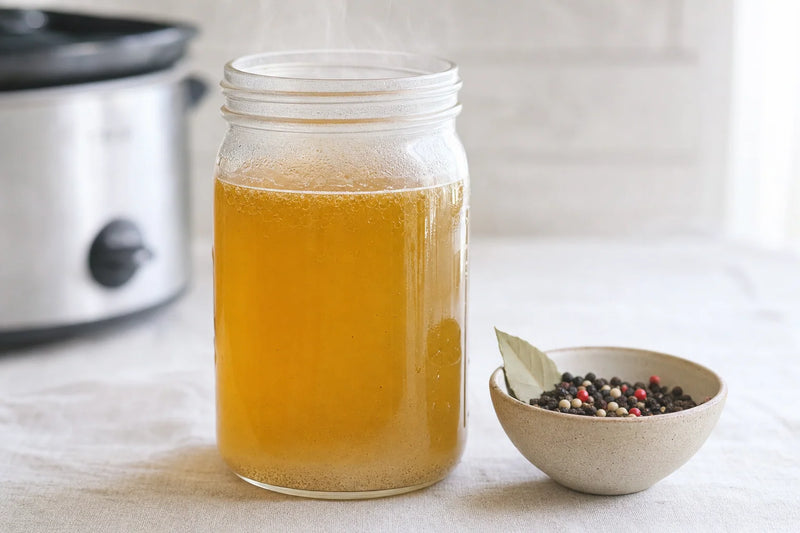 Slow Cooker Turkey or Chicken Stock