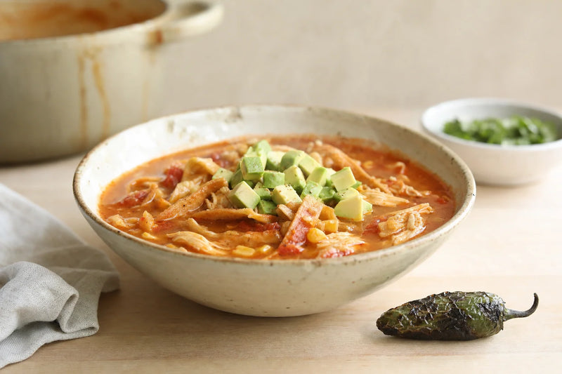 Chicken &amp; Avocado Tortilla Soup