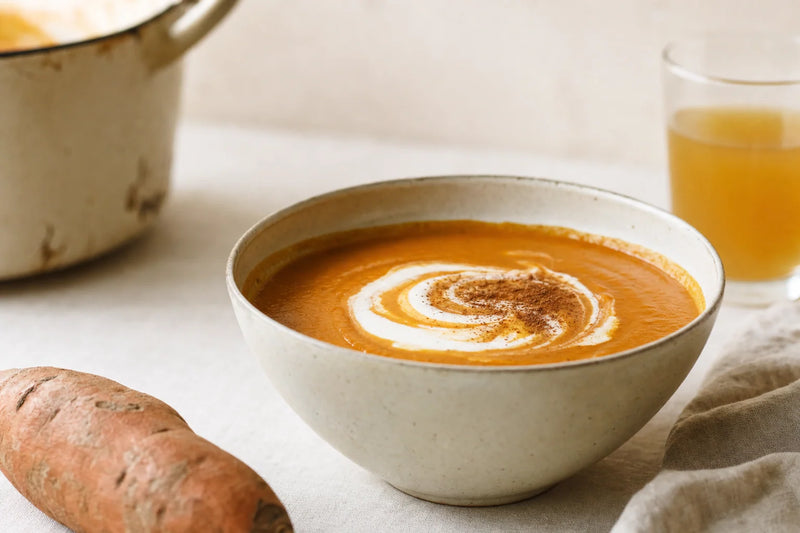 Chai-Infused Sweet Potato Bisque