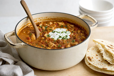 Chicken Fajita White Bean Chili