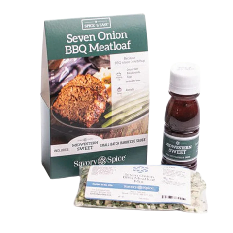 Seven Onion BBQ Meatloaf - Spice & Easy by Savory Spice