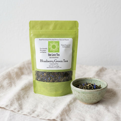 Blueberry Green Tea