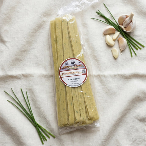 Garlic Chive Pappardelle