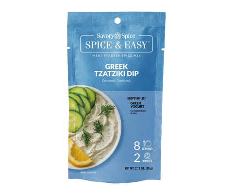 Greek Tzatziki Dip - Spice & Easy by Savory Spice