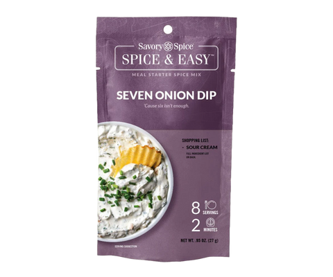 Seven Onion Dip Mix - Spice & Easy by Savory Spice