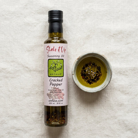 Cracked Pepper Seasoning Oil
